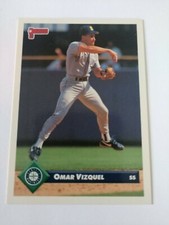 1993 Donruss Seattle Mariners Baseball Card #25 Omar Vizquel