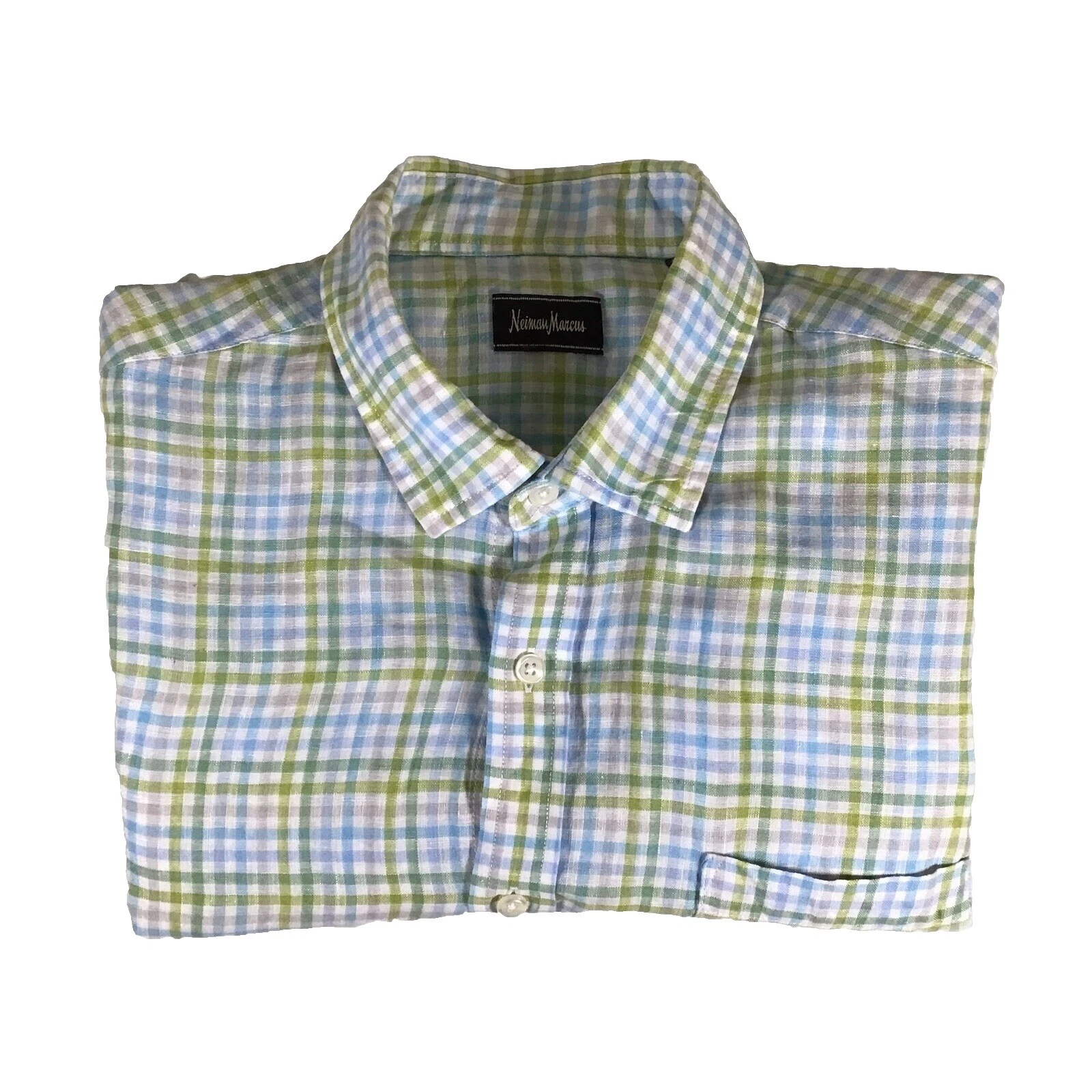 Camisas de manga larga Neiman Marcus Multicolor para hombres