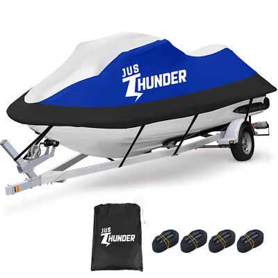 Trailerable Jet Ski Cover Outdoor Waterproof Fit for Sea Doo FishPro Scout 130