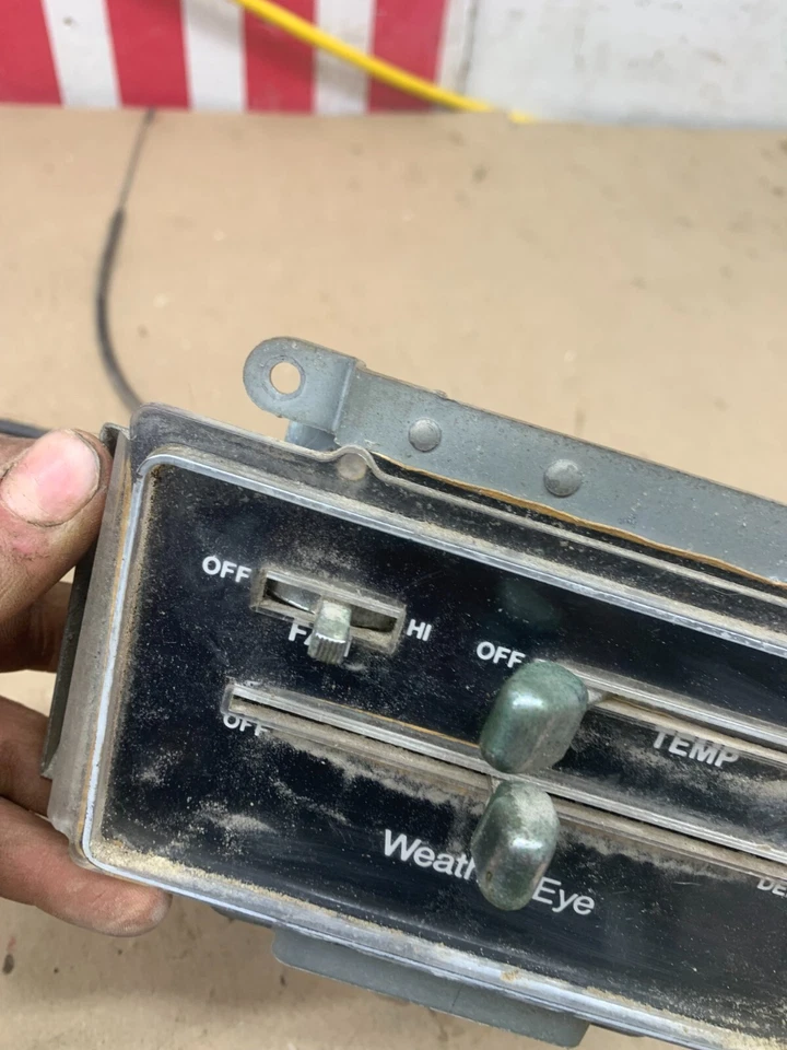 1971-1974 AMX AMC American Motors Javelin clima ojo calentador controles cables OEM Foto 3 de 4