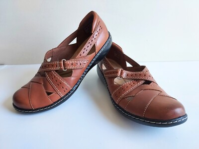 Clarks Shoes Womens M Ashland Spin Q Slip On Loafer Brown