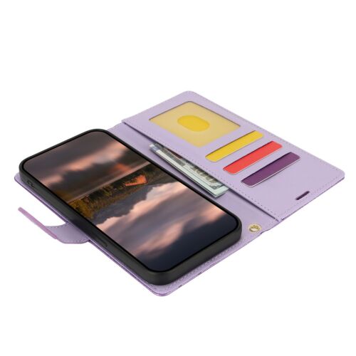 Floral Embossed Wallet Case For Samsung Galaxy S25 S24 S23 S22 S21 S20+ FE Ultra - Picture 38 of 57