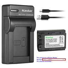 Kastar Battery Slim USB Charger for Sony NP-FZ100 BC-QZ1 Sony Alpha 6600 A6600