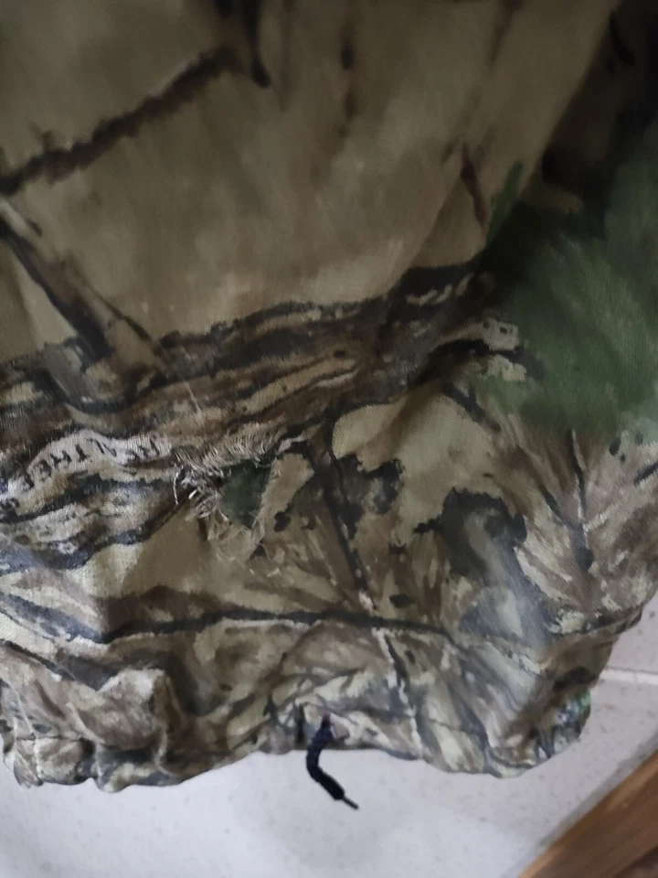 Vintage Realtree Mesh Pants Men's M 32/34 Waist Made In USA Lightweight Hunting - Image 3 of 4