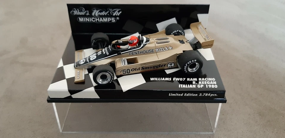 Minichamps 1/43 Williams FW07 Rupert Keegan-Italian G.P. 1980 (Lim.Ed.2784 pcs.) - Immagine 4 di 4