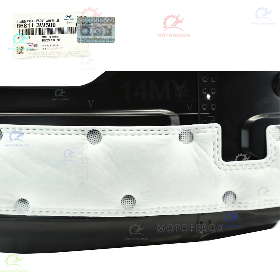 ✅ Genuine ✅ Fender Liner Front LEFT Driver Side 2014-16 KIA SPORTAGE 868113W500 - Image 3 of 4