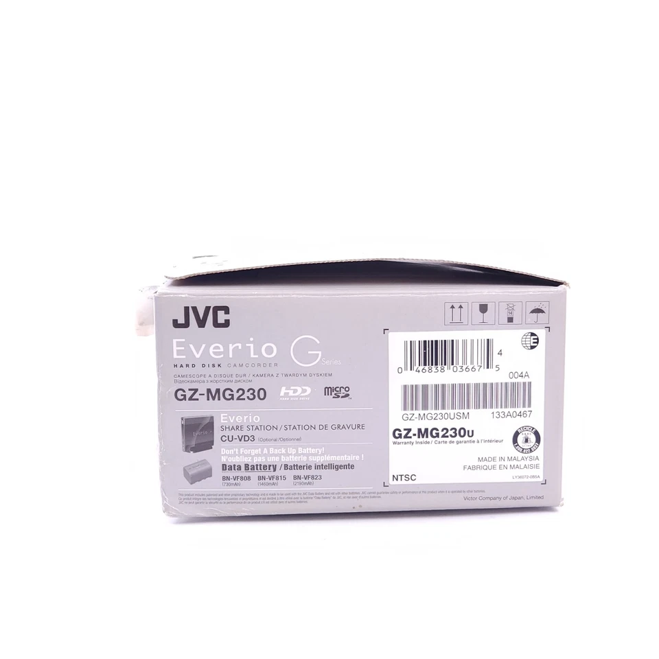 JVC Everio GZ-MG130U Flash Media Camcorder No Charger/Battery GREAT SHAPE  - Image 3 of 4