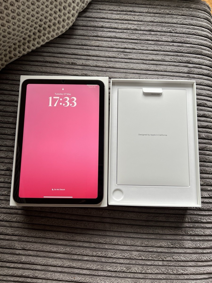 Apple iPad Mini (6th Generation) Wi-Fi 64GB, Pink, 8.3 Inch | eBay UK