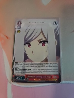 INFORMATION GATHERING, ALEXIA MIDGAR SR  EMINENCE WEISS SCHWARZ ENGLISH