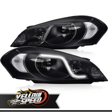 Fit For 2006-2013 Chevy Impala 2006-2007 Monte Carlo Led Drl Headlights New
