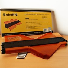 10' contour gauge profile ruler duplicator shape flooring tile tool with lock