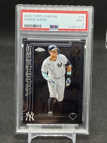 2025 Topps Chrome Aaron Judge #99 PSA 9