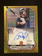 2026 Bowman Chrome - Jhonny Level #BMA-JLE Gold Mojo Refractor Auto /50 (RC, AU)