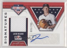 2019 Panini USA Baseball Stars & Stripes Signatures 95/299 Jacob Meador Auto 4h5