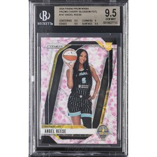 2024 Panini Prizm WNBA #147 Angel Reese Cherry Blossom FOTL Prizms BGS 9.5 #/20