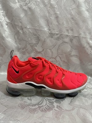 NIKE AIR VAPORMAX PLUS 11.5 BRIGHT CRIMSON WHITE 924453 602 MAX FK PINK RED TN