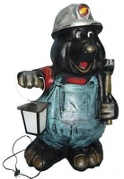 Design Maulwurf Mit Lampe Figur Garten Statue Skulptur Figuren Skulpturen C220