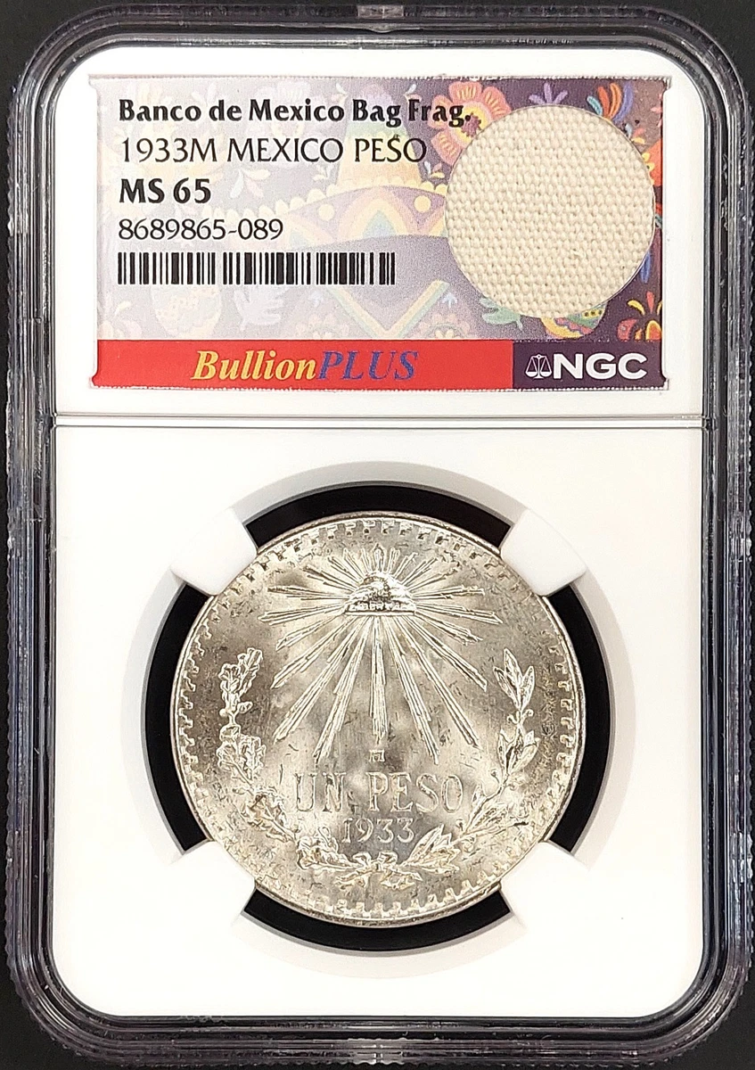 1984年 メキシコ 1オンス銀貨 MS 65 1 Peso Grade MS 65 Mexican Coins (1905-Now) for sale | eBay