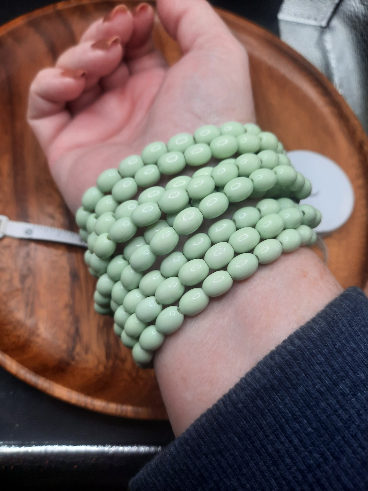 Colorful Multi Beaded Statement Stretch Wide Brac… - image 11