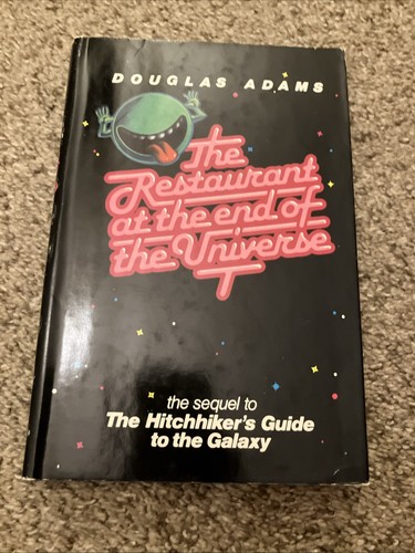 VTG The Restaurant at the End of the Universe Douglas Adams 1980 HC DJ BCE 1st - Bild 1 von 6