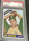 1966 Topps #36 Jim Hunter PSA 8 NM-MT