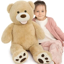 MorisMos Smiling Giant Teddy Bear, 39inch Large Stuffed Animal Bears