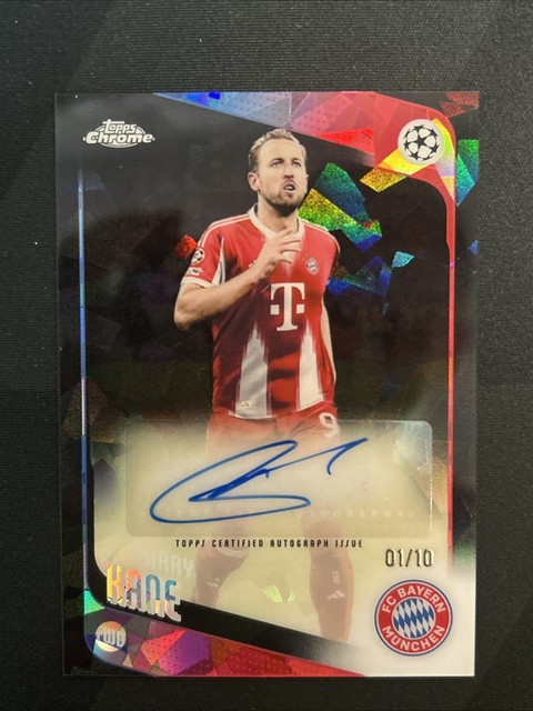 2026 Topps Chrome Sapphire Harry Kane Auto /10