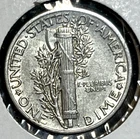 "HIGH GRADE"  1939 MERCURY SILVER DIME   90% SILVER COIN  US TYPE 10C