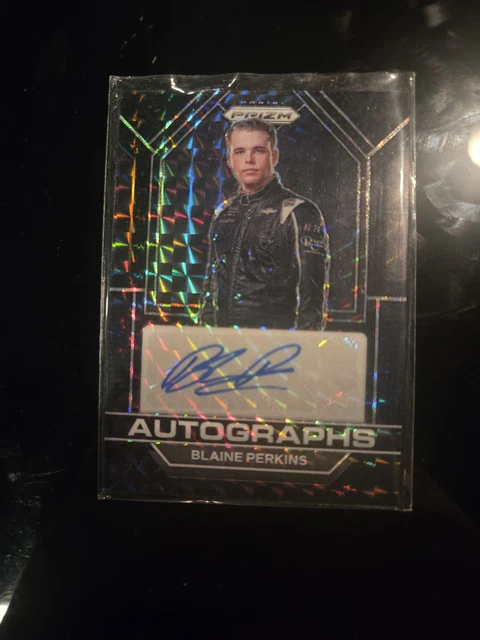 2023 Panini Prizm 1/1 Auto Blaine Perkins Black Finite