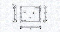 Magneti Marelli 350213205500 KüHler, MotorküHlung Passend FüR Nissan