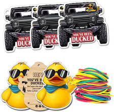 You'Ve Been Duck Card, Ducking Game Card, Ducked Tags, Rubber Duck for Tags, Yel
