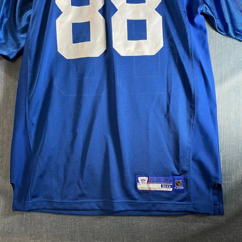 Camiseta deportiva para hombre Reebok NFL Equipment On Field Colts Marvin Harrison #88 talla 50 azul Foto 3 de 4