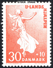 Denmark #Mi405 MNH 1962 African Mother Development Aid B29