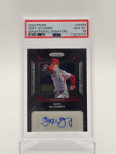 2024 Panini Prizm Griff McGarry AUTO #SSGM Sensational Signatures PSA 10