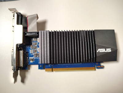 ASUS NVIDIA GeForce GT 710 1GB GDDR5 Graphics Card (GT710SL1GD5BRK)