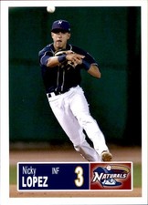 2018 Northwest Arkansas Naturals Grandstand #15 Nicky Lopez Naperville Illinois
