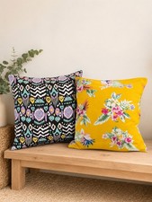 40x40 cm - Set of 2 Cushion Covers | Viscose | Affordable | Durable for Any Room