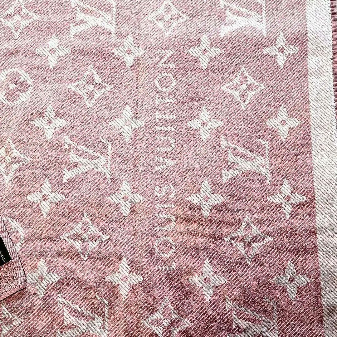 Louis Vuitton Monogram Large Beach Towel Pink 84.5x140cm From