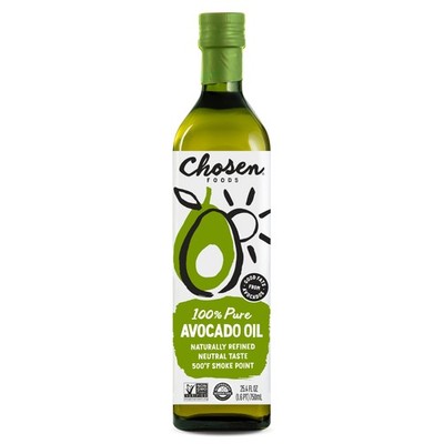 Natural Cold Pressed Avocado Oil for Cooking & Skin 25.4 fl Oz Pure Carrier
