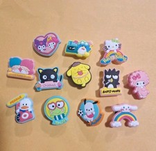 Lot Of 12 SANRIO Hello KITTY And Friends SHOE CHARMS Compatible With Crocs