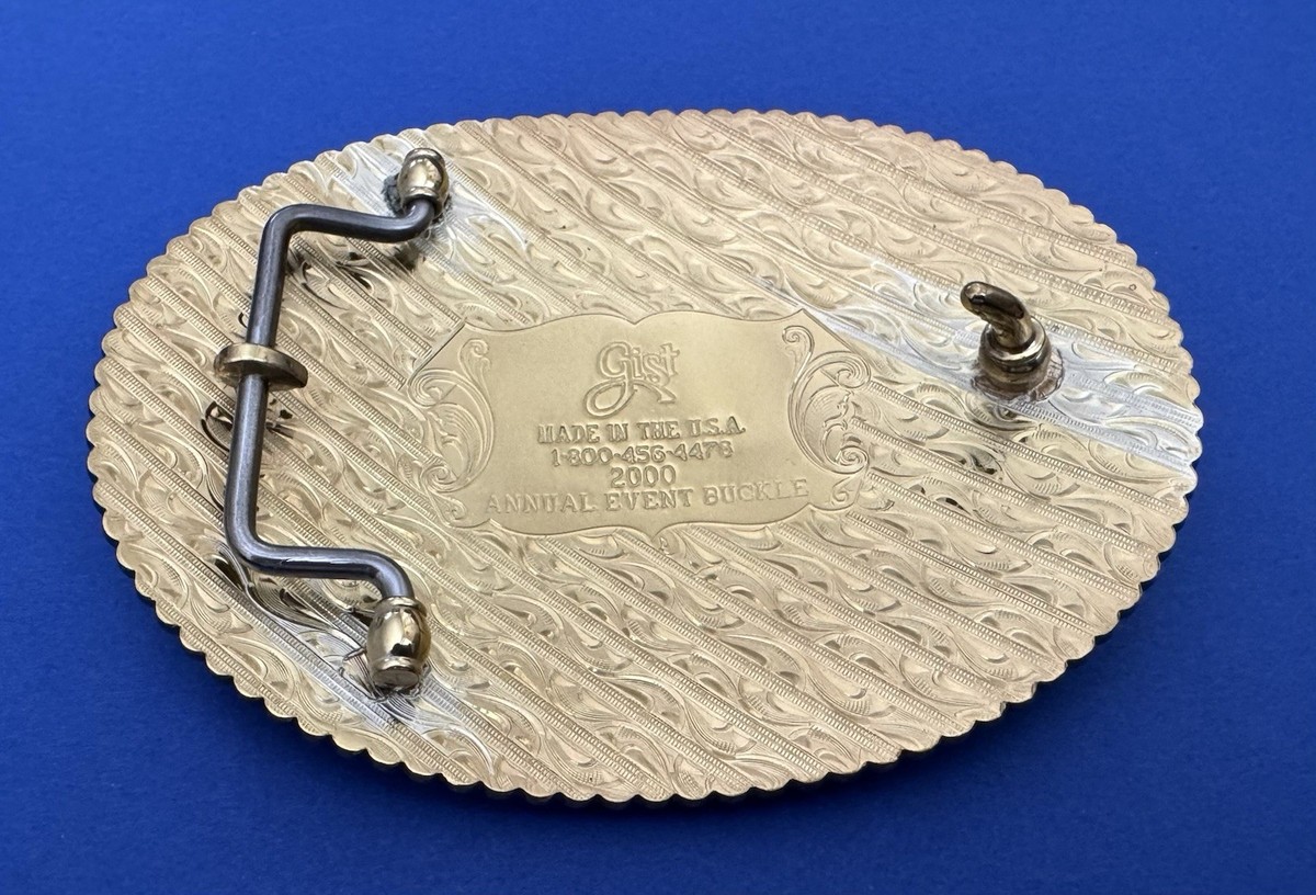 Vintage Rare 2000 Cheyenne Frontier Days Rodeo Gold Tone  display picture 3
