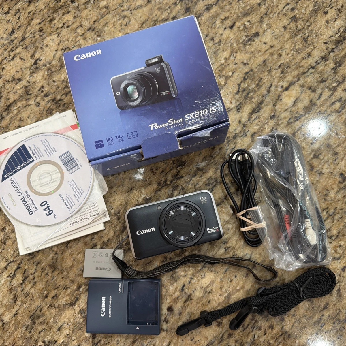 Preços baixos em Canon Powershot sx210 is | eBay