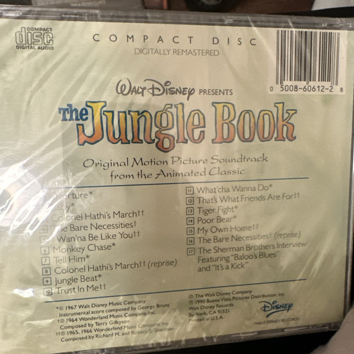 【中古】 Jungle Book SterlingHollowaySebastianCabotBruceReithermanRichardM．ShermanRobertB．ShermanTheJungleBook Re 51XfeMbknyL._UF350,350_QL50_.jpg