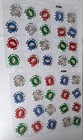 Lot of 40 Poker Chips Casino Las Vegas Nevada — photo 1