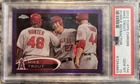 MIKE TROUT 2012 TOPPS CHROME 144 PURPLE REFRACTOR PSA 10 GEM MINT