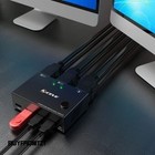 2 Ports KVM Switch Dual Display 4K HDMI KVM Switch KC-KVM202 for Mac OS Windows