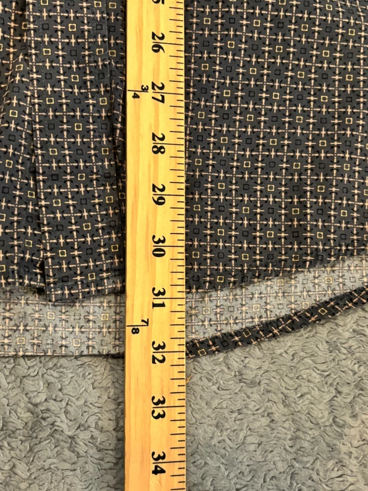 Camisa masculina vintage Munsingwear estampa geométrica XL casual manga longa botão para baixo - Imagem 4 de 4