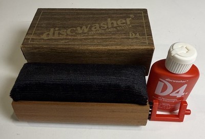 Discwasher D4 System Record Cleaning Kit Brush and Cleaning Fluid Vintage USA