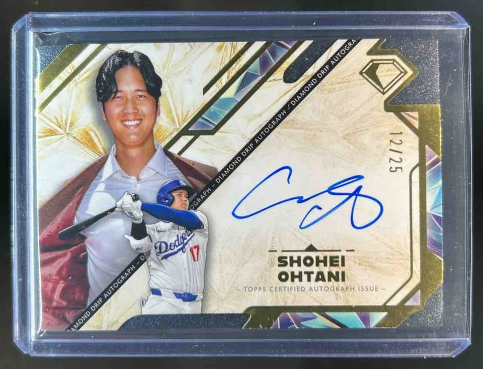 2025 Topps Diamond Icons Shohei Ohtani Drip Auto #12/25 Dodgers