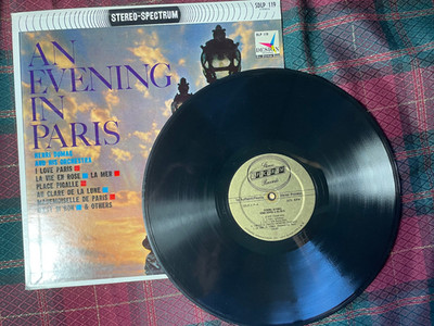 Henri Dumas And His Orchestra   Evening In Paris LP Vinyl 1961